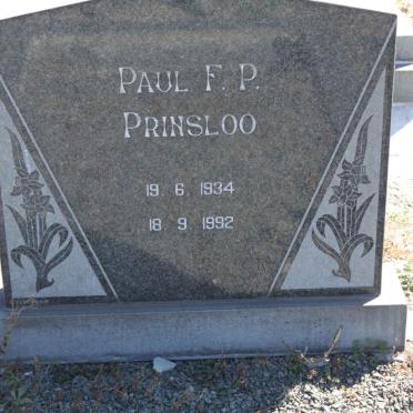 PRINSLOO F.P. 1934-1992