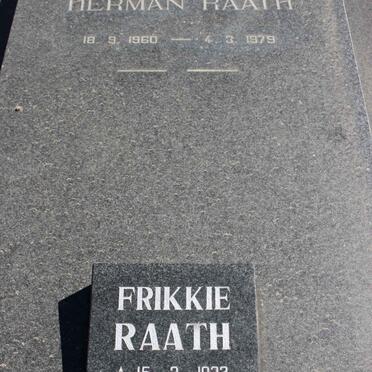 RAATH Frikkie 1932-1999