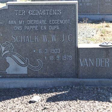 SANDT Schalk W.W.J.C., van der 1903-1978