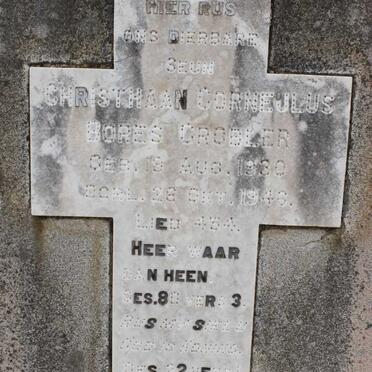 GROBLER Christiaan Corneulus Bores 1930-1946
