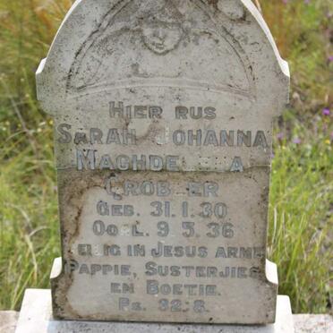 GROBLER Sarah Johanna Machdelena ??30-??36