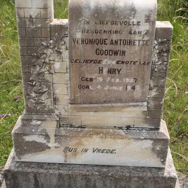 GOODWIN Veronique Antoinette 1907-1947