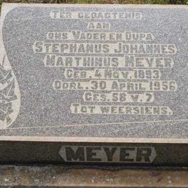 MEYER Stephanus Johannes Marthinus 1893-1956