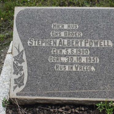 POWELL Stephen Albert 1900-1951
