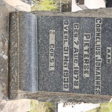 PIETERSE Cornelius Johannes 1878-1930