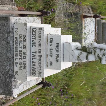 TALJAARD Gertjie 1941-1941