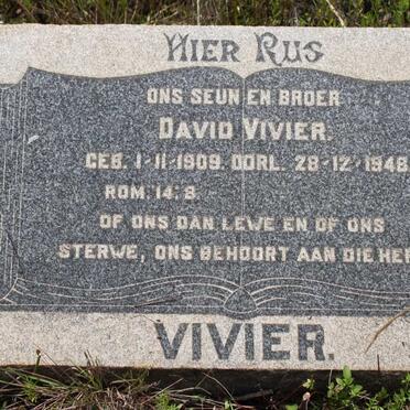 VIVIER David 1909-1948