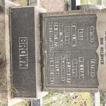 BROWN William 1873-1943 &amp; Ada Emmeline HILDER 1873-1942