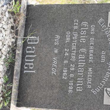 DAVEL Elsie Catharina geb POTGIETER 1896-1962