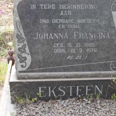 EKSTEEN Johanna Francina 1885-1976