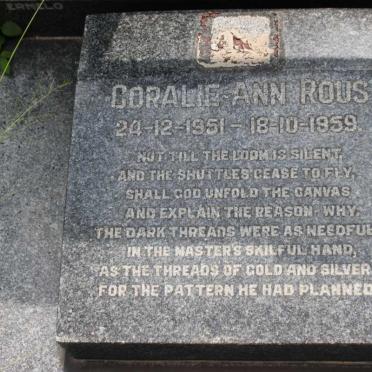 ROUS Coralie Ann 1951-1959