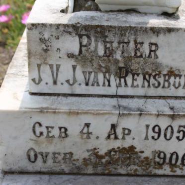 RENSBURG Pieter J.V., J. van 1905-1906