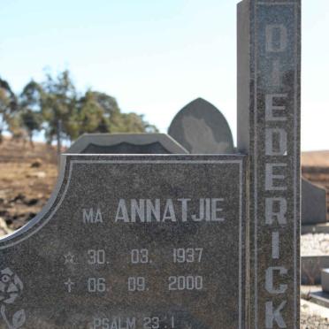 DIEDERICKS Annatjie 1937-2000