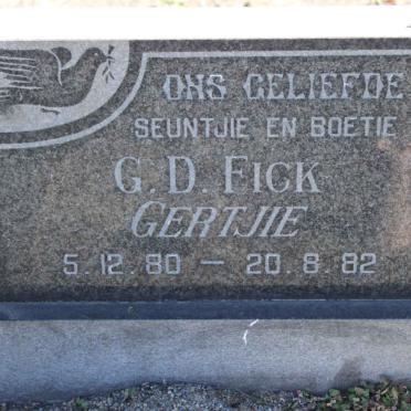 FICK G.D. 1980-1982