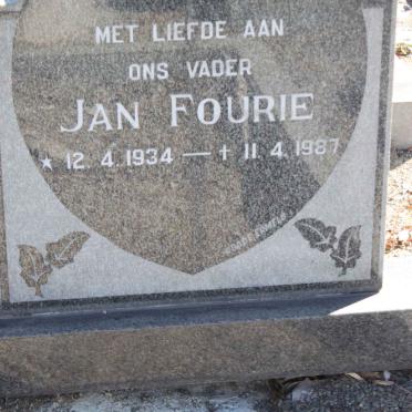 FOURIE Jan 1934-1987