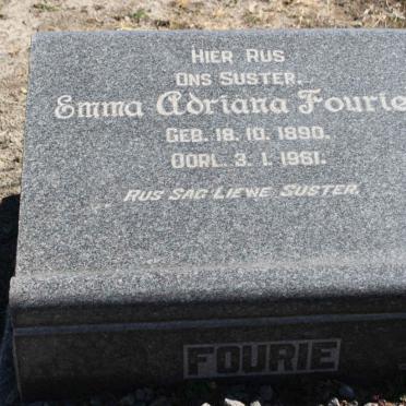 FOURIE Emma Adriana 1890-1961
