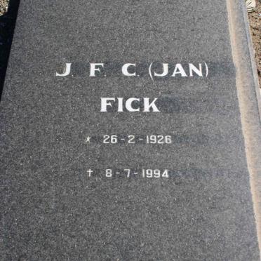 FICK J.F.C. 1926-1994