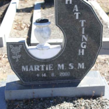 HATTINGH Martie M.S.M -2000