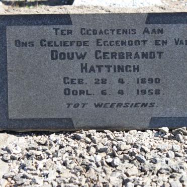 HATTINGH Douw Gerbrandt 1890-1958