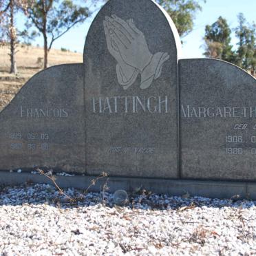 HATTINGH Francois 1899-1980 &amp; Margaretha M. UYS 1908-1980