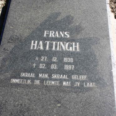 HATTINGH Frans 1938-1997