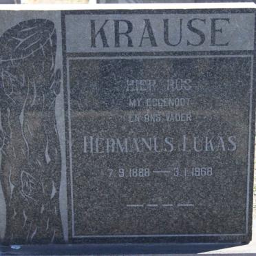 KRAUSE Hermanus Lukas 1888-1968
