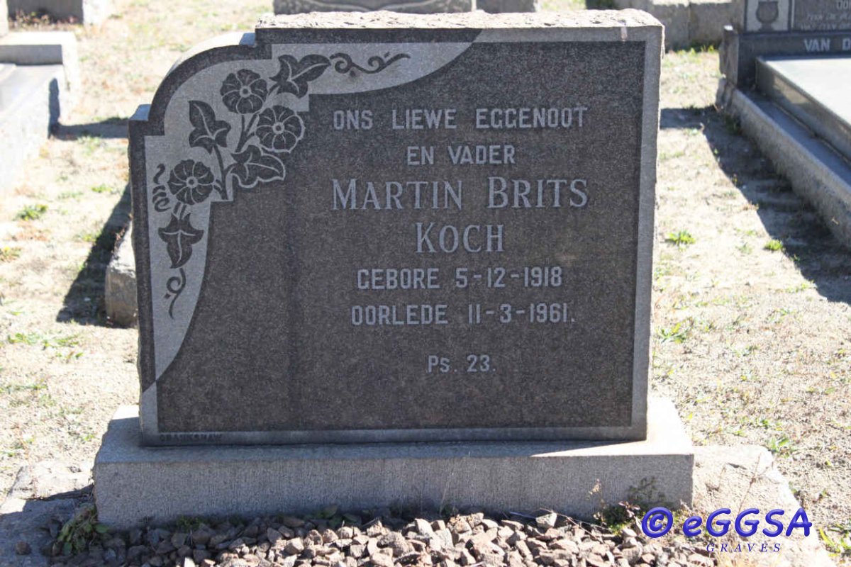 KOCH Martin Brits 1918-1961