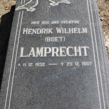 LAMPRECHT Hendrik Wilhelm 1932-1987