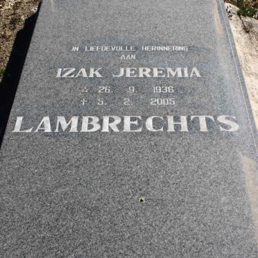 LAMBRECHTS Izak Jeremia 1936-2005