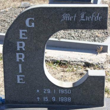 RUDOLPH Gerrie 1950-1988