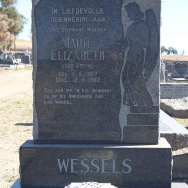 WESSELS Marie Elizabeth nee STEYN 1907-1962