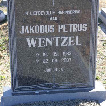 WENTZEL Jakobus Petrus 1933-2007