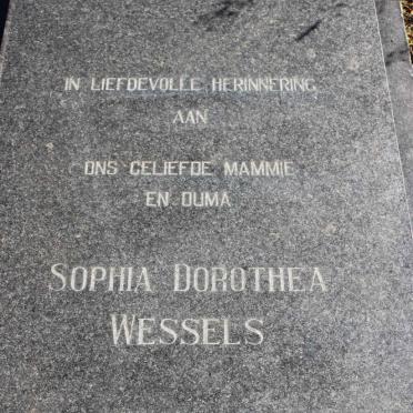 WESSELS Sophia Dorothea 1920-1990