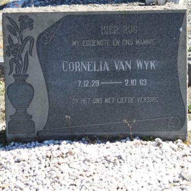 WYK Cornelia, van 1929-1963