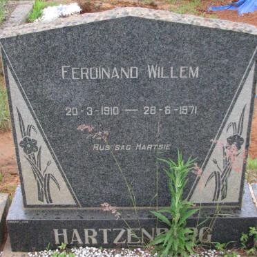 HARTZENBERG Ferdinand Willem 1910-1971