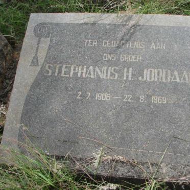 JORDAAN Stephanus H. 1900-1969