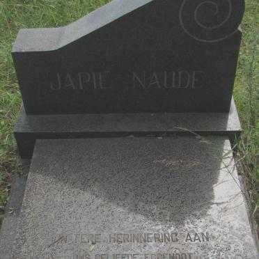 NAUDE Japie