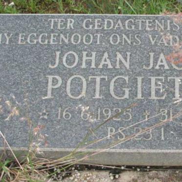 POTGIETER Johan Jacob 1925-1986