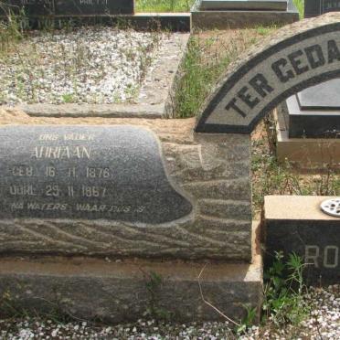 ROUX Adriaan 1876-1967 &amp; Susanna Margaretha VELDMAN 1886-1967