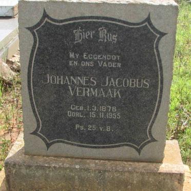 VERMAAK Johannes Jacobus 1897-1955