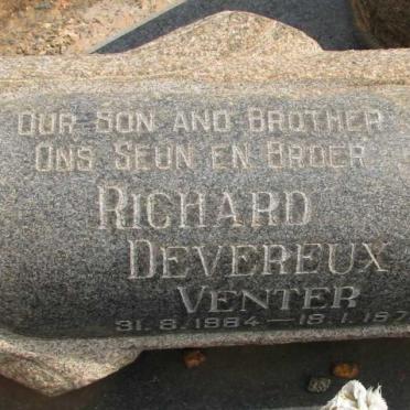 VENTER Richard Devereux 1884-1971