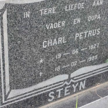 STEYN Charl Petrus 1927-1985