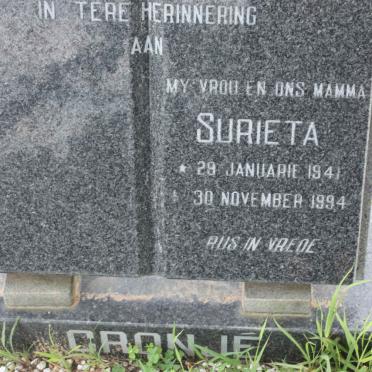 CRONJE Surieta 1941-1994