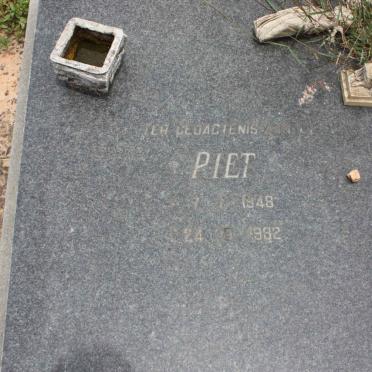 JORDAAN Piet 1948-1982 &amp; Nonnie 1950-1982