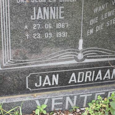 VENTER Jan Adriaan 1967-1991