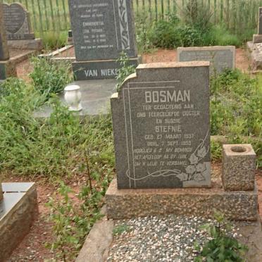 BOSMAN Stefnie 1937-1950