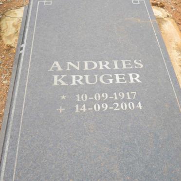 KRUGER Andries 1917-2004