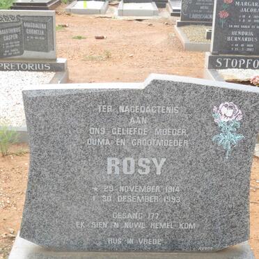 PRUIS Rosy 1914-1993