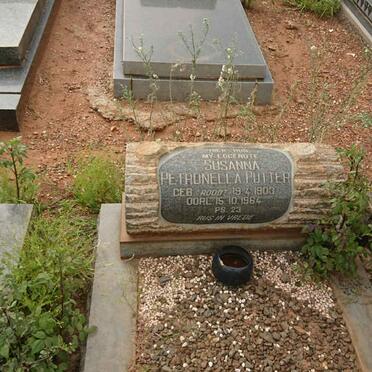 PUTTER Susanna Petronella nee ROODT 1903-1964