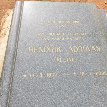 SMIT Hendrik Adriaan 1937-2000